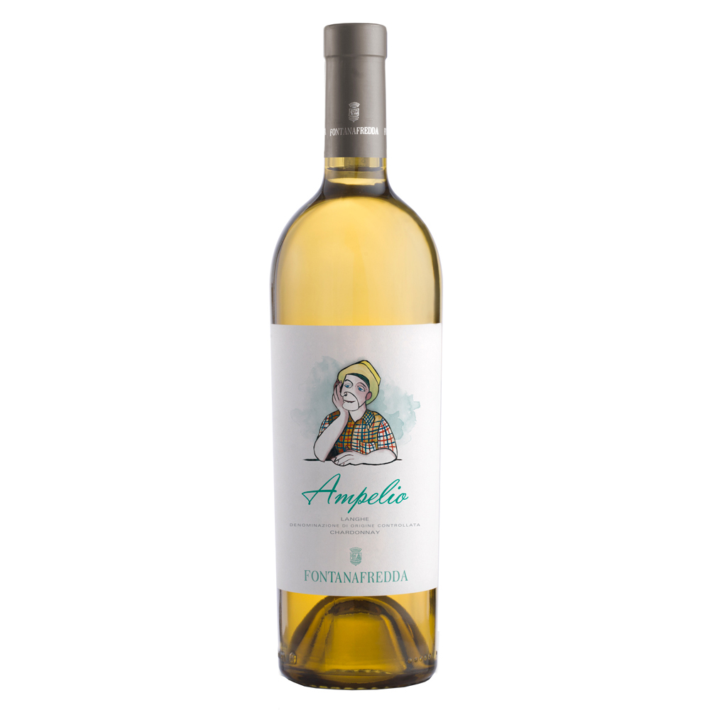 Baltas vynas FONTANAFREDDA Ampelio Langhe Chardonnay