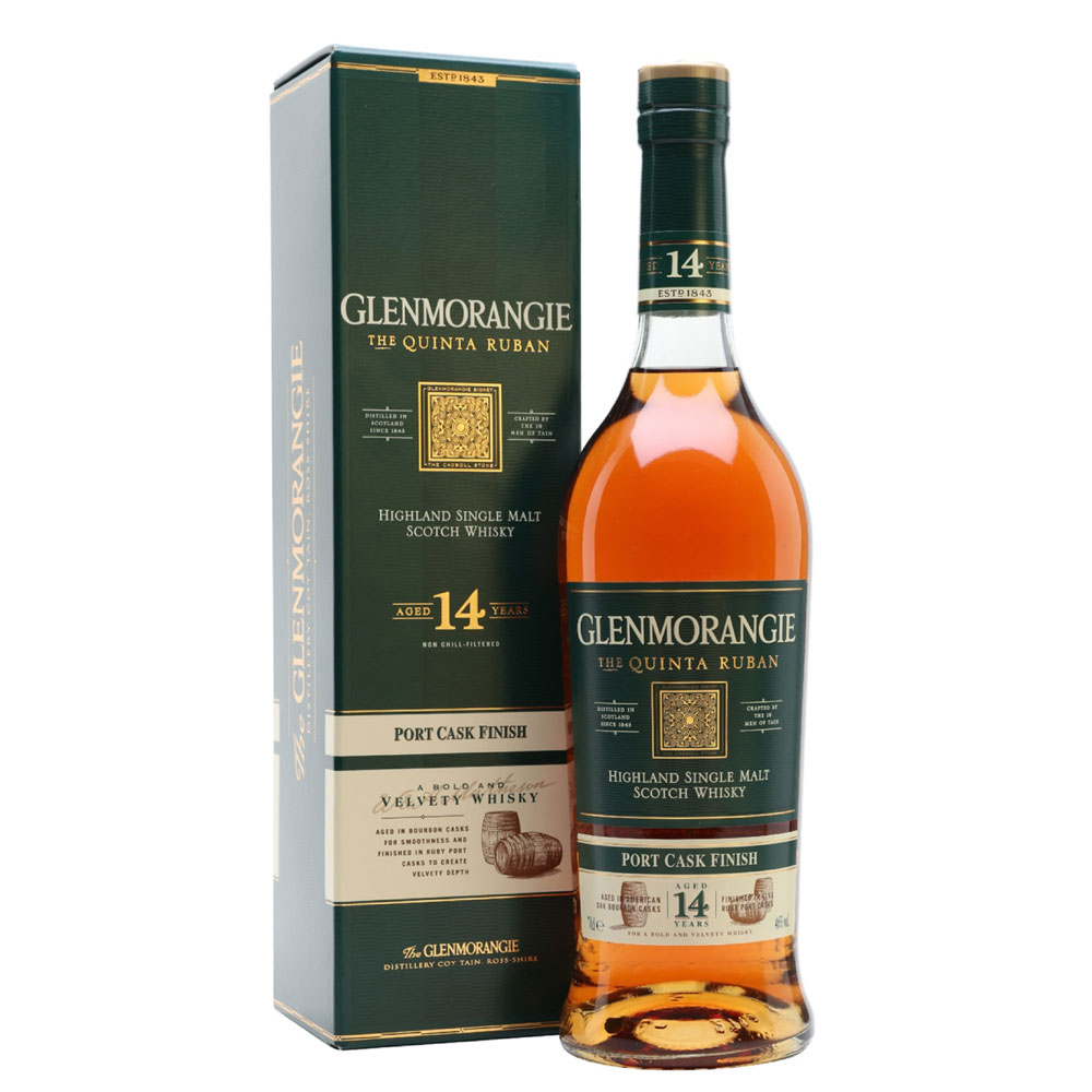 Viskis GLENMORANGIE Quinta Ruban Single Malt 12YO