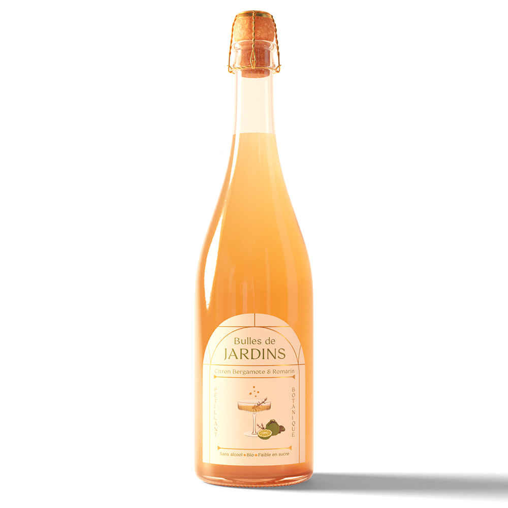 Nealk. put. JARDINS bergamočių ir rozmarinų gėrimas
