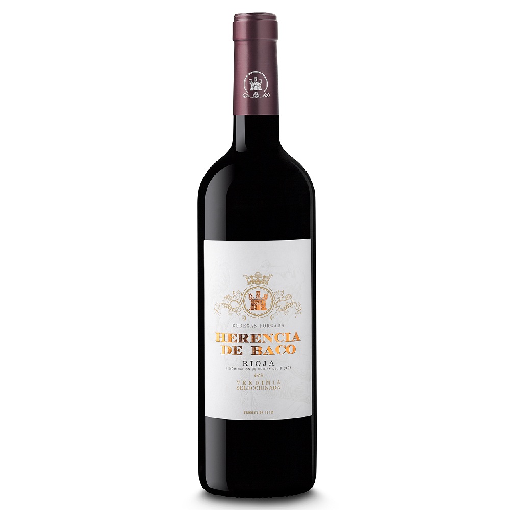 BODEGAS FORCADA Herencia de Baco Vendimia Seleccionada Rioja raudonas vynas DOCa 0,75l