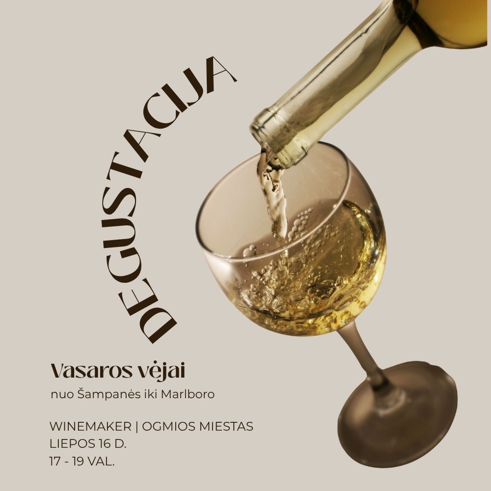 Vyno Degustacija vasaros vejai